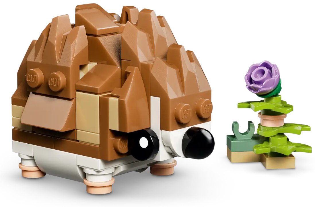 Конструктор LEGO Милый хомяк с цветком 31376, деталей 166 шт