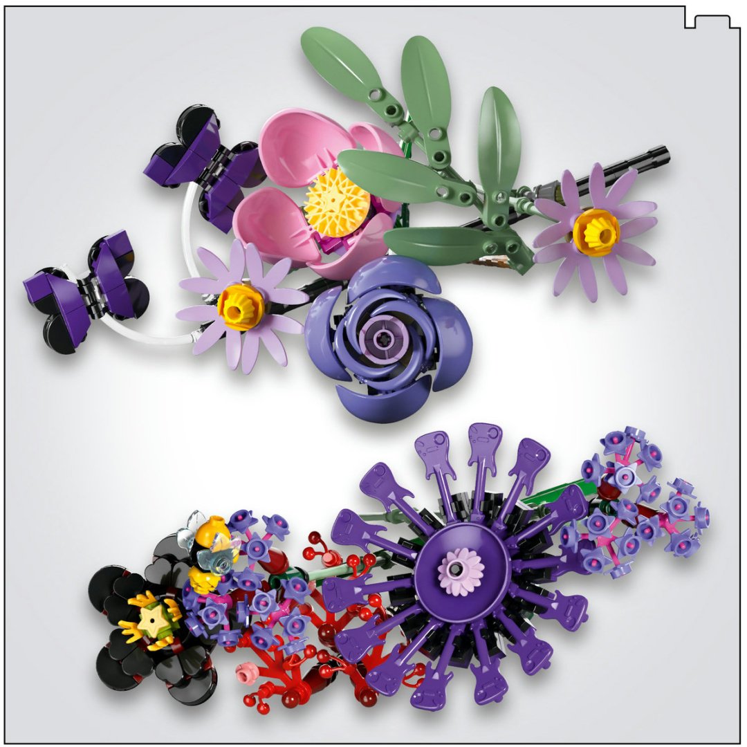 Конструктор LEGO Botanicals Цветочный букет Оливии Родриго 11507, деталей 400 шт купить,36145