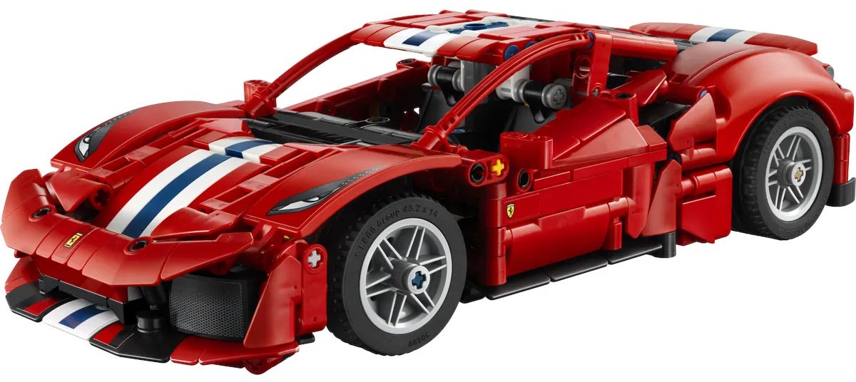 Конструктор LEGO Конструктор Lego Техник Автомобиль Ferrari 488 PISTA 42235, деталей 882 шт