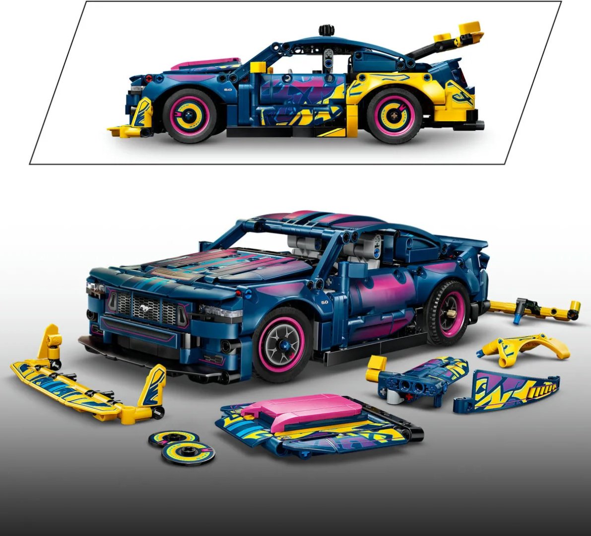 Конструктор LEGO Техник Тюнингованный автомобиль Ford Mustang GT 42236, деталей 973 шт - ForteMarket Конструктор LEGO Техник Тюнингованный автомобиль Ford Mustang GT 42236, деталей 973 шт купить,71290