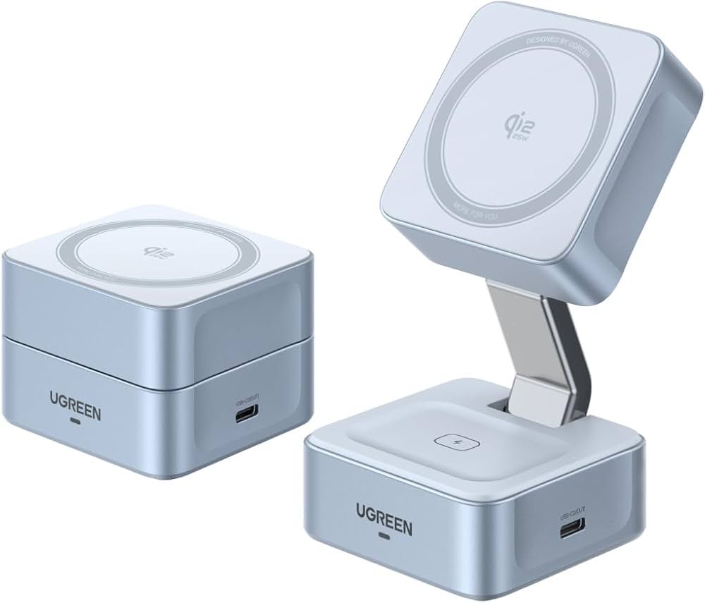Зарядное устройство Ugreen W752 (55960B) USB Type-C 35 Вт голубой купить,NaN