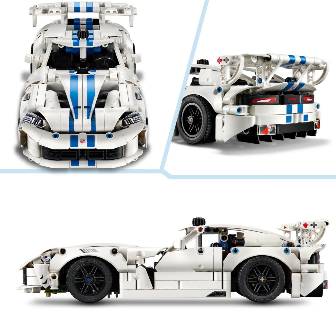 Конструктор LEGO Technic Спорткар Dodge Viper GTS-R 42234, деталей 805 шт купить,52325