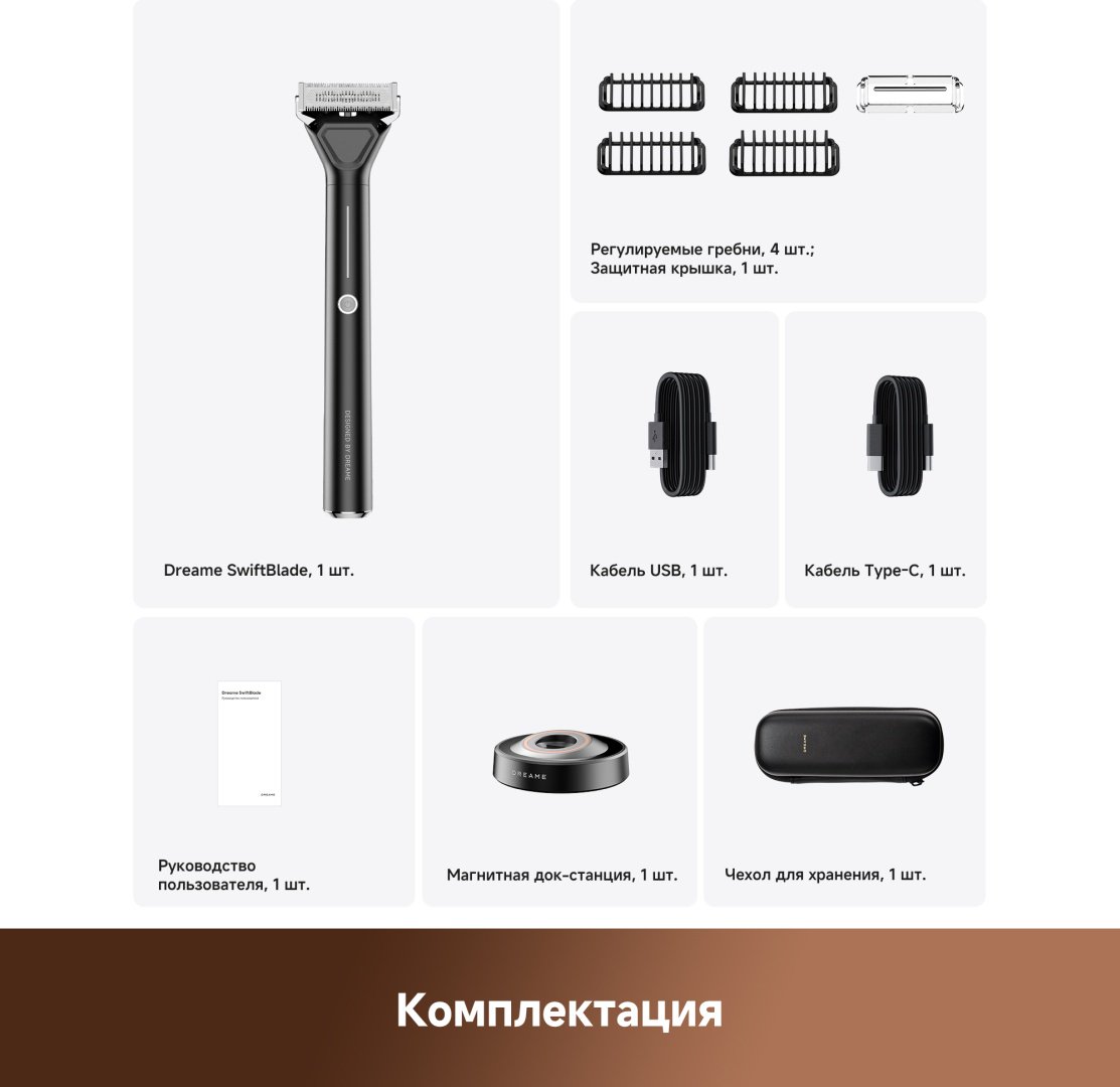 Электробритва DREAME SwiftBlade сеточная - ForteMarket Электробритва DREAME SwiftBlade сеточная купить,31990