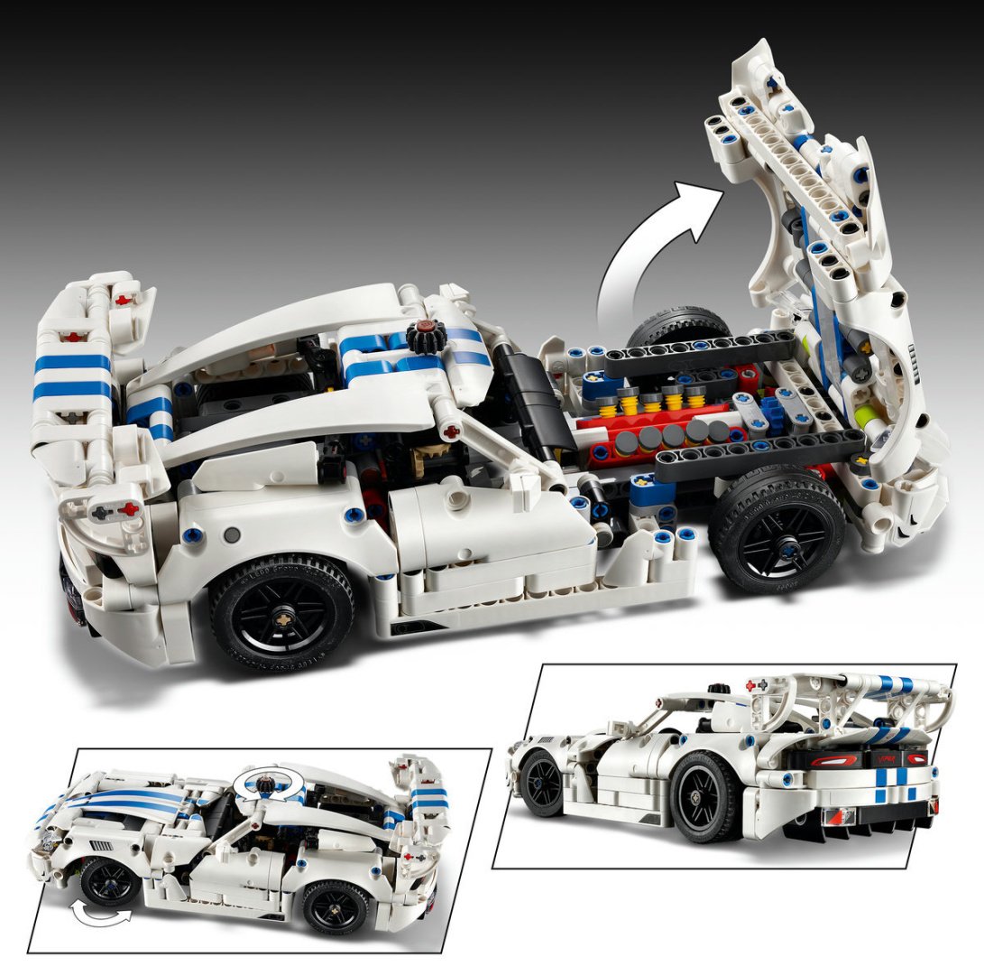 Конструктор LEGO Technic Спорткар Dodge Viper GTS-R 42234, деталей 805 шт купить,52325