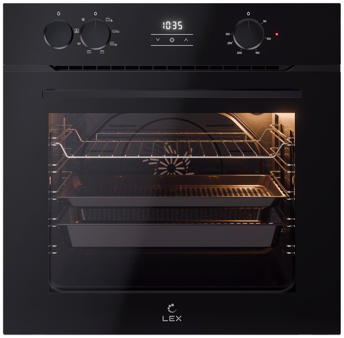 Духовой шкаф LEX EDP 080 BBL Steam черный купить,NaN