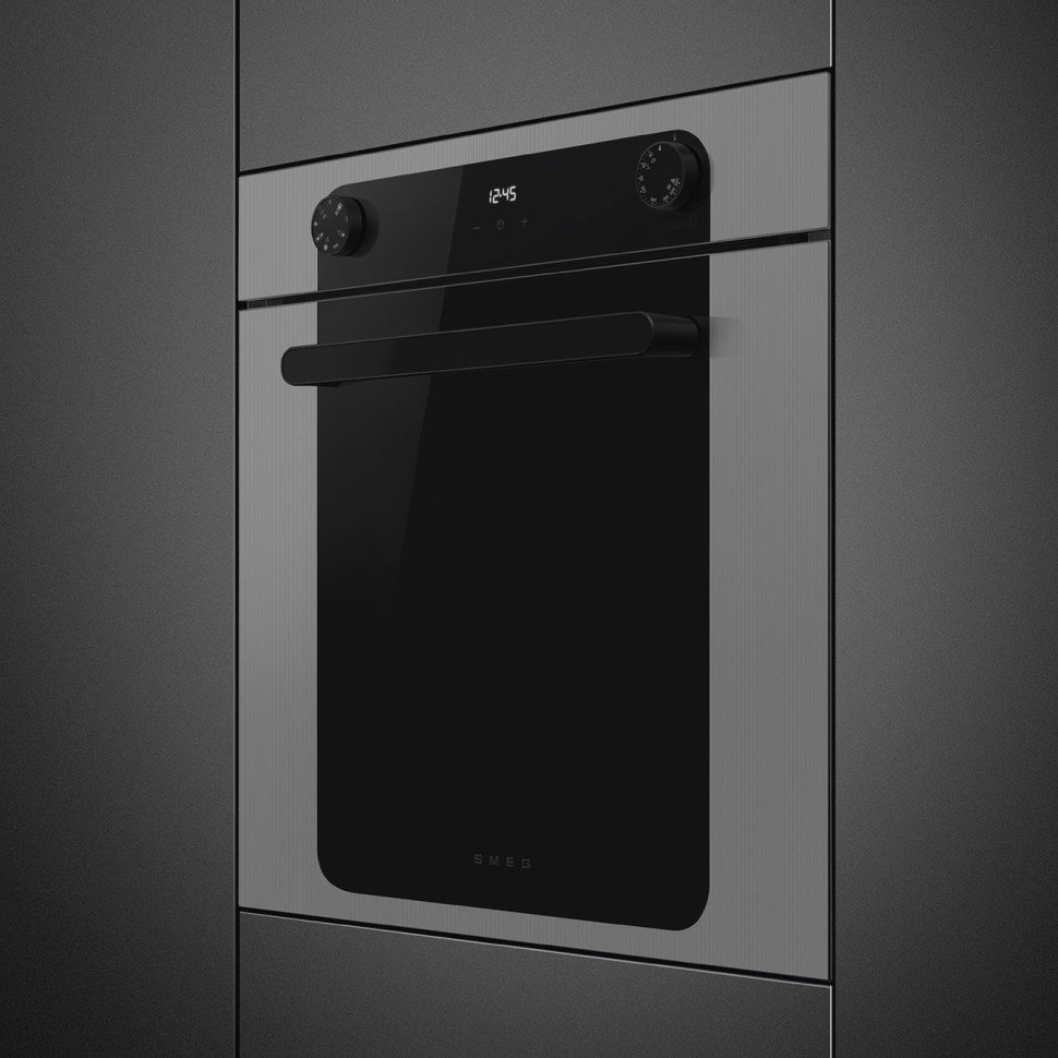 Духовой шкаф Smeg SF6200TSI черный, серый купить,NaN