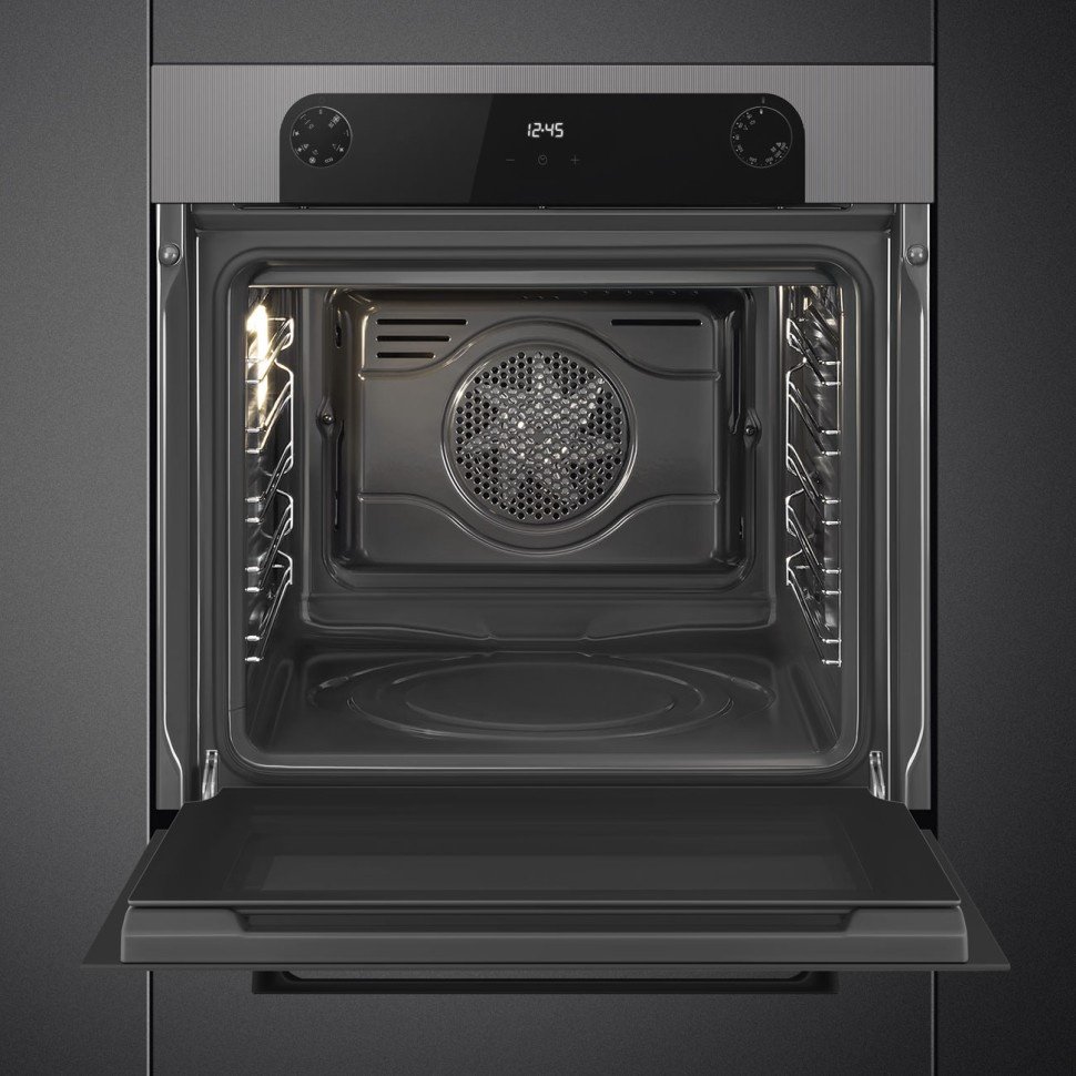 Духовой шкаф Smeg SF6200TSI черный, серый купить,NaN