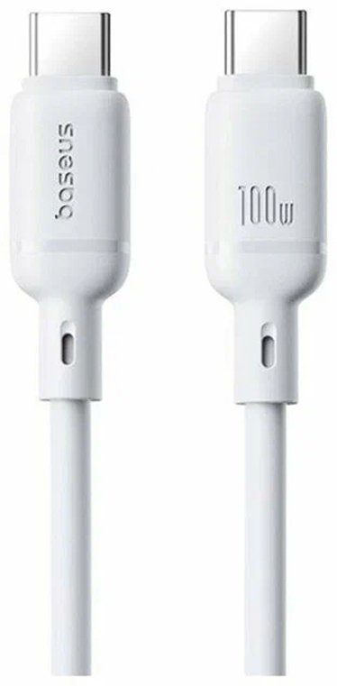 Кабель Baseus USB TypeC (M), 2 м, P10377704213-01 100W белый купить,NaN