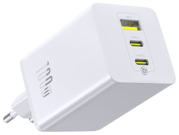 Зарядное устройство Baseus P10182102213-00 USB Type-C, USB 100 Вт белый купить,29985