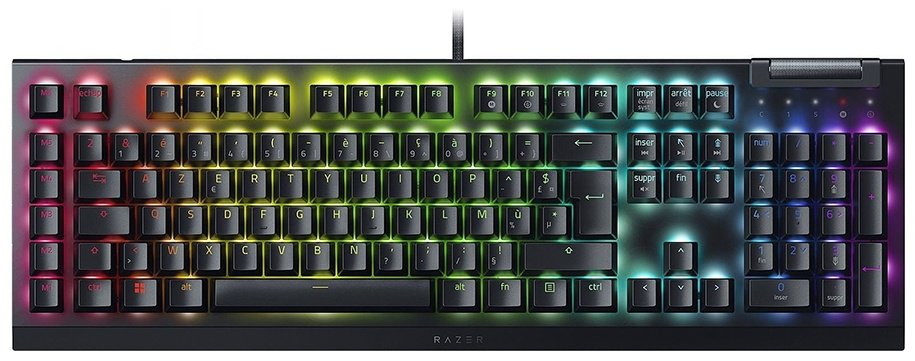 Клавиатура Razer Клавиатура Razer BlackWidow V4 X (Yellow Switch) Russian Layout черный