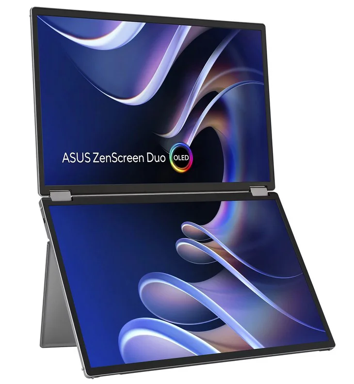 Монитор Asus ZenScreen Duo MQ149CD 90LM0AKV-B01N70 14" Black/Grey