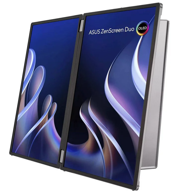 Монитор Asus ZenScreen Duo MQ149CD 90LM0AKV-B01N70 14" Black/Grey