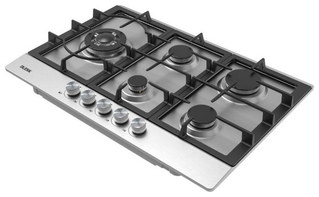 Газовая варочная поверхность Blesk BZ75G095S серый купить,NaN