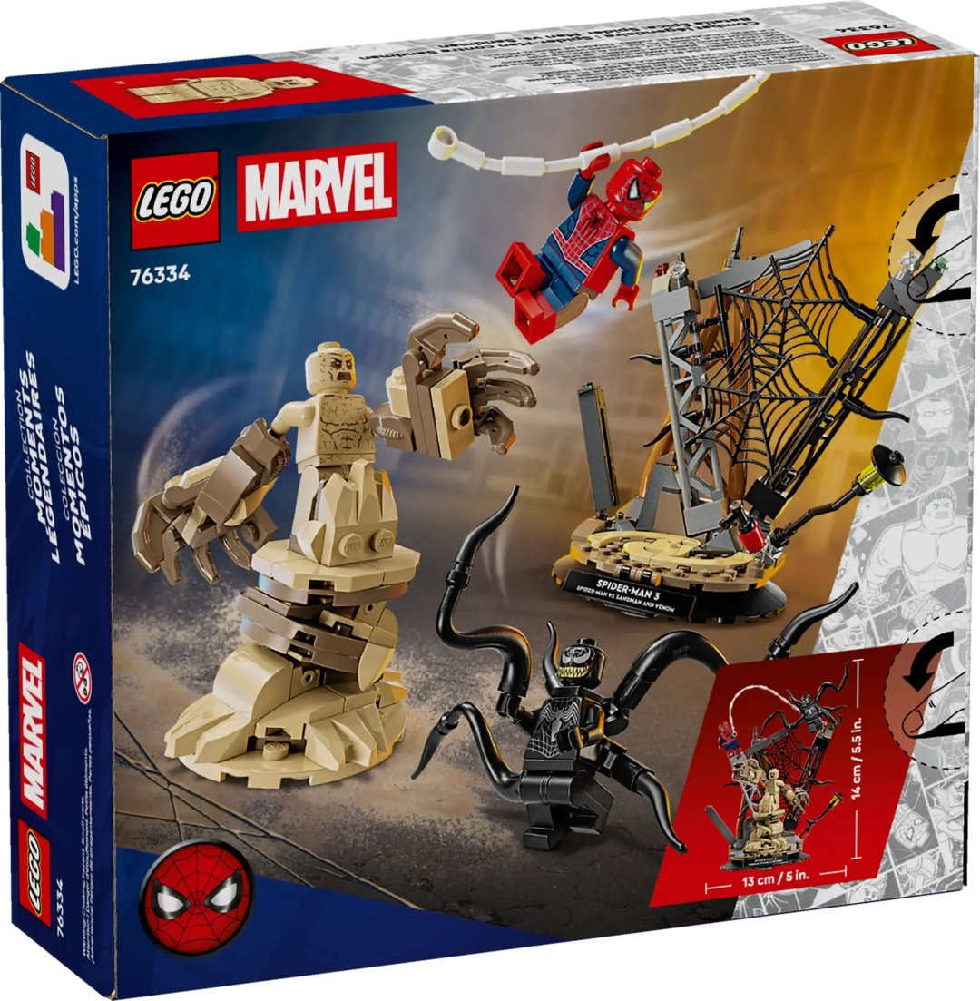 Конструктор LEGO Эпическая битва: Человек-паук против Песочного Человека 76334, деталей 201 шт купить,NaN
