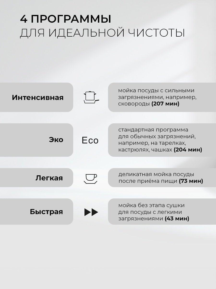 Посудомоечная машина LEX DW4541BL Compact черный купить,NaN
