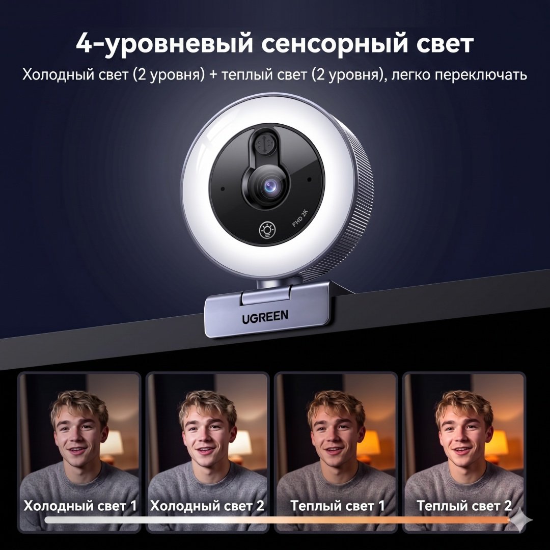 Веб-камера Ugreen CM910 65857 купить,NaN