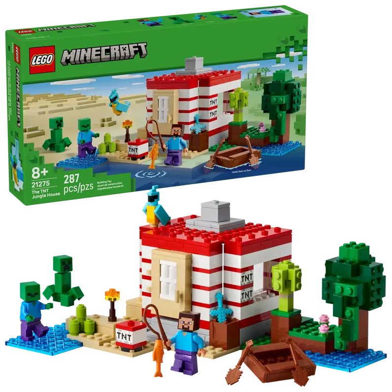 Конструктор LEGO Minecraft 21275, деталей 287 шт купить,NaN