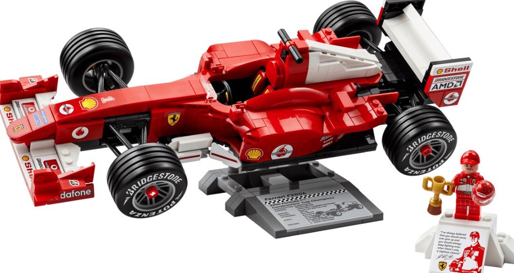 Конструктор LEGO Ferrari F2004 и Михаэль Шумахер 11375, деталей 735 шт
