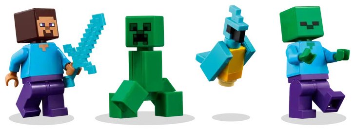 Конструктор LEGO Minecraft 21275, деталей 287 шт купить,NaN