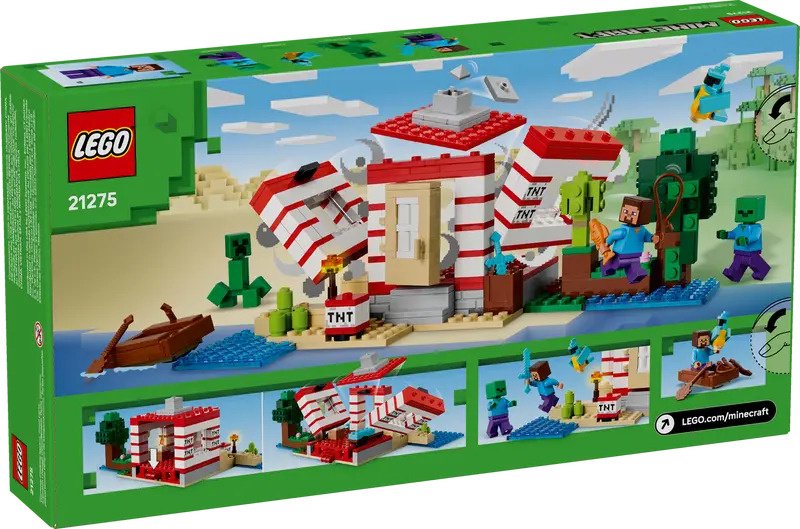 Конструктор LEGO Minecraft 21275, деталей 287 шт купить,NaN