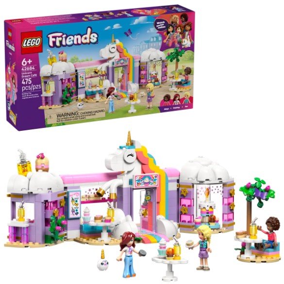 Конструктор LEGO Friends Кафе Мечта единорога 42684, деталей 475 шт