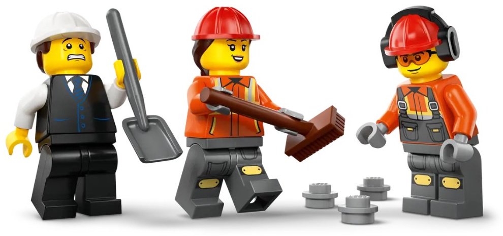 Конструктор LEGO City Бетономешалка 60478, деталей 371 шт