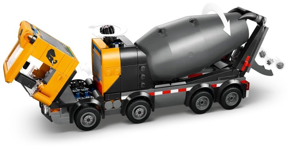 Конструктор LEGO City Бетономешалка 60478, деталей 371 шт