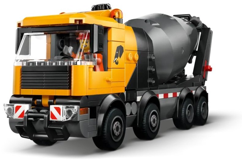 Конструктор LEGO City Бетономешалка 60478, деталей 371 шт