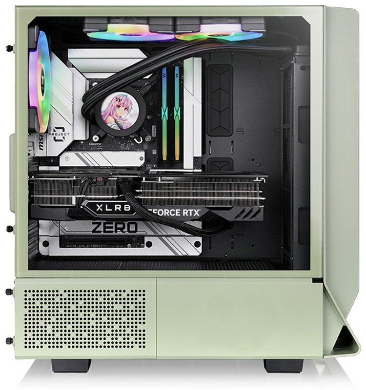 Корпус Thermaltake Ceres 350 MX Matcha Green зеленый купить,NaN