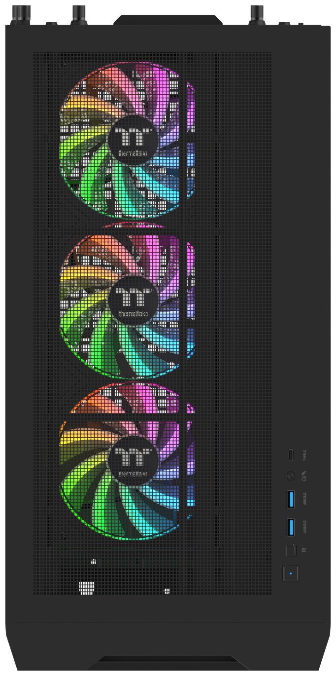Корпус Thermaltake S380 TG ARGB черный