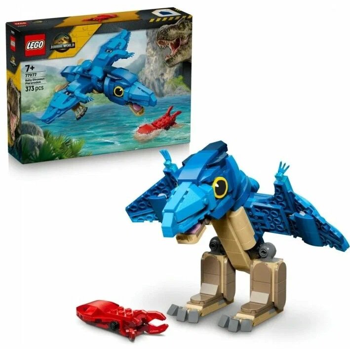Конструктор LEGO Jurassic World Малыш-динозавр: птеранодон 77977, деталей 373 шт