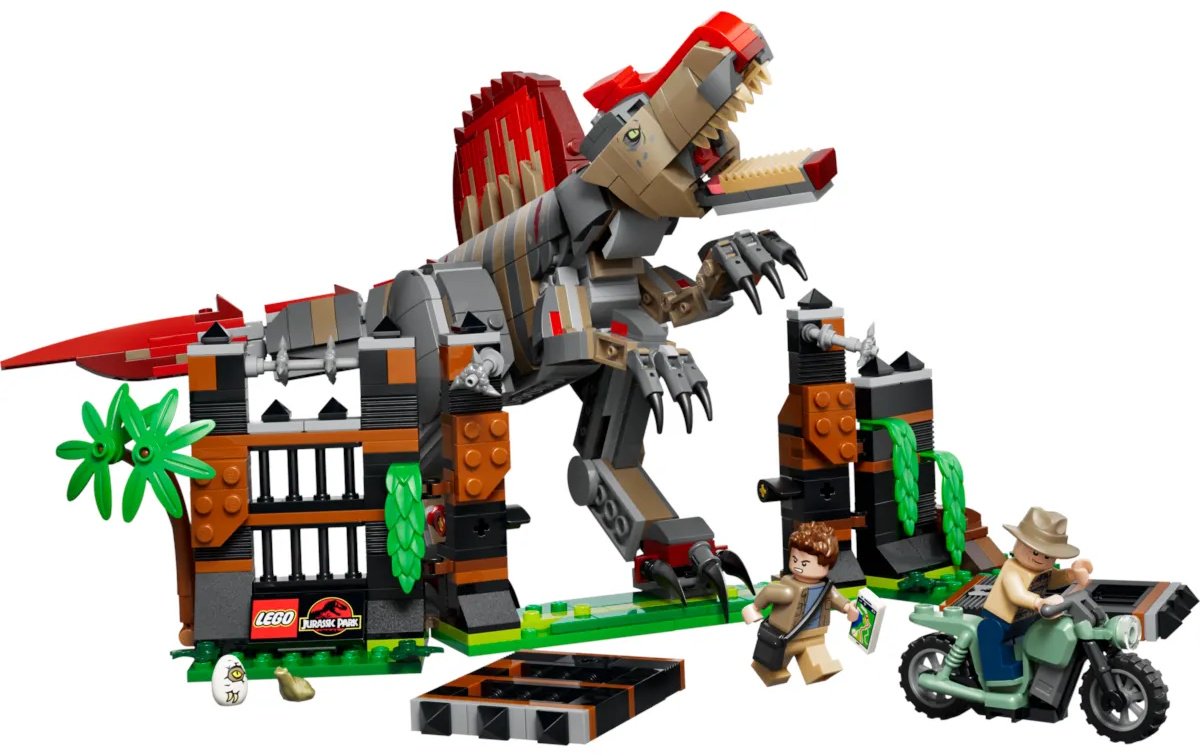 Конструктор LEGO Jurassic World Побег спинозавра 77982, деталей 820 шт купить,NaN