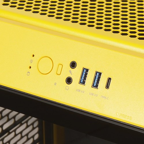 Корпус Thermaltake The Tower 300 Bumblebee (CA-1Y4-00S4WN-00) желтый купить,NaN