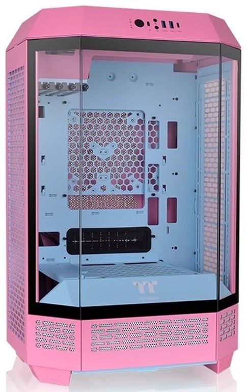 Корпус Thermaltake The Tower 300 Bubble Pink (CA-1Y4-00SAWN-00) розовый купить,NaN
