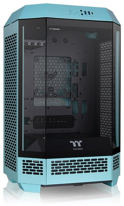 Корпус Thermaltake The Tower 300 CA-1Y4-00SBWN-00 бирюзовый купить,NaN