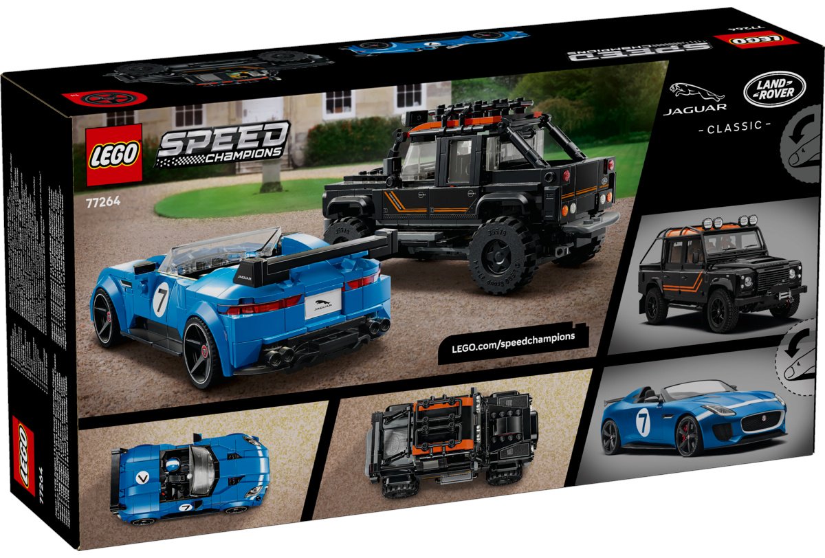 Конструктор LEGO Speed Champions Jaguar Project 7 77264, деталей 740 шт