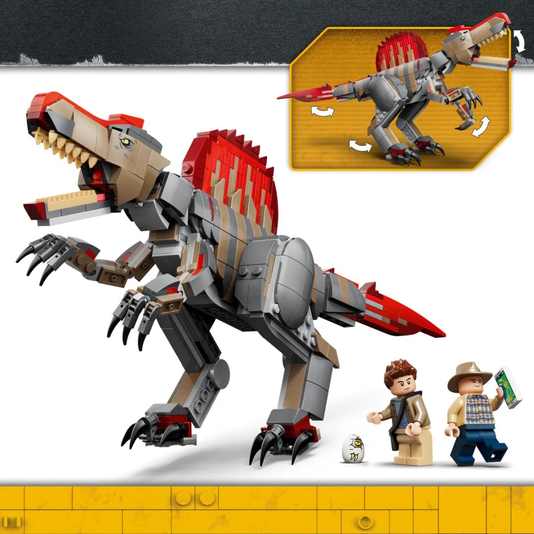 Конструктор LEGO Jurassic World Побег спинозавра 77982, деталей 820 шт купить,NaN