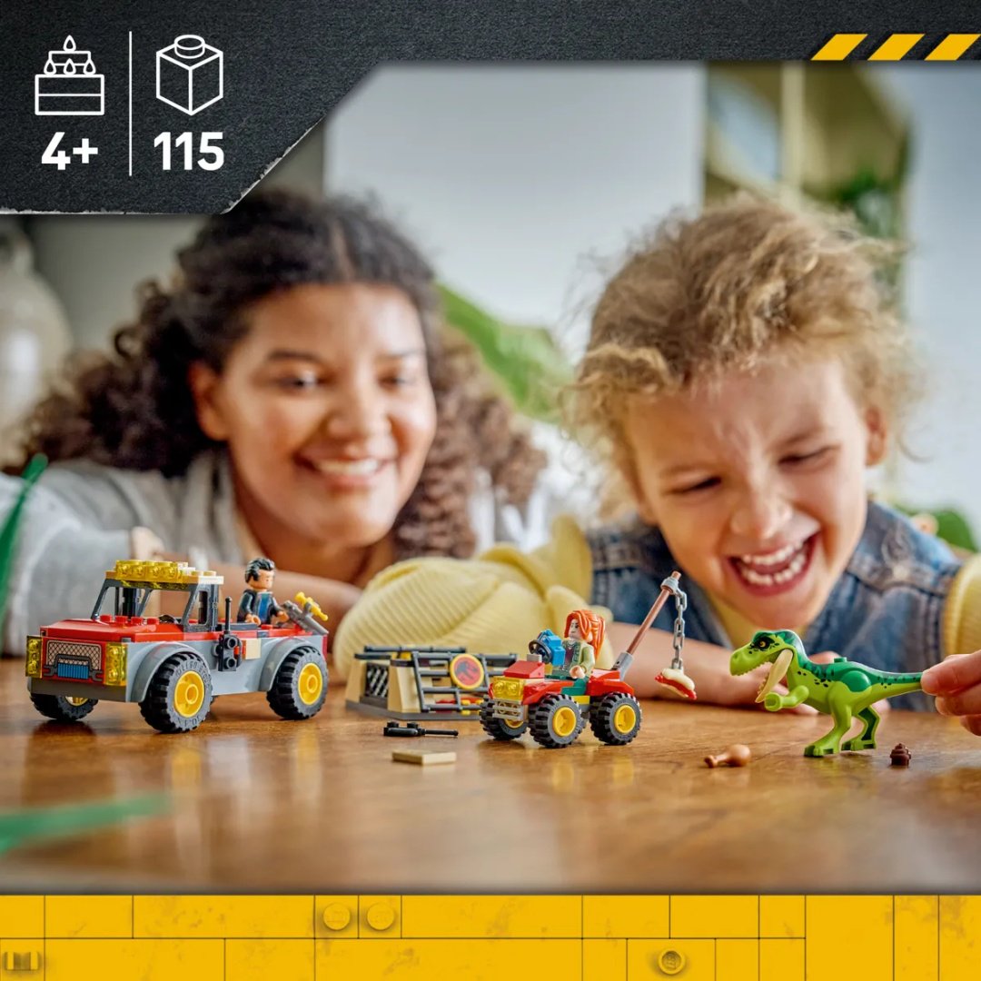 Конструктор LEGO Jurassic World Транспортный грузовик для юного тираннозавра 77978, деталей 115 шт