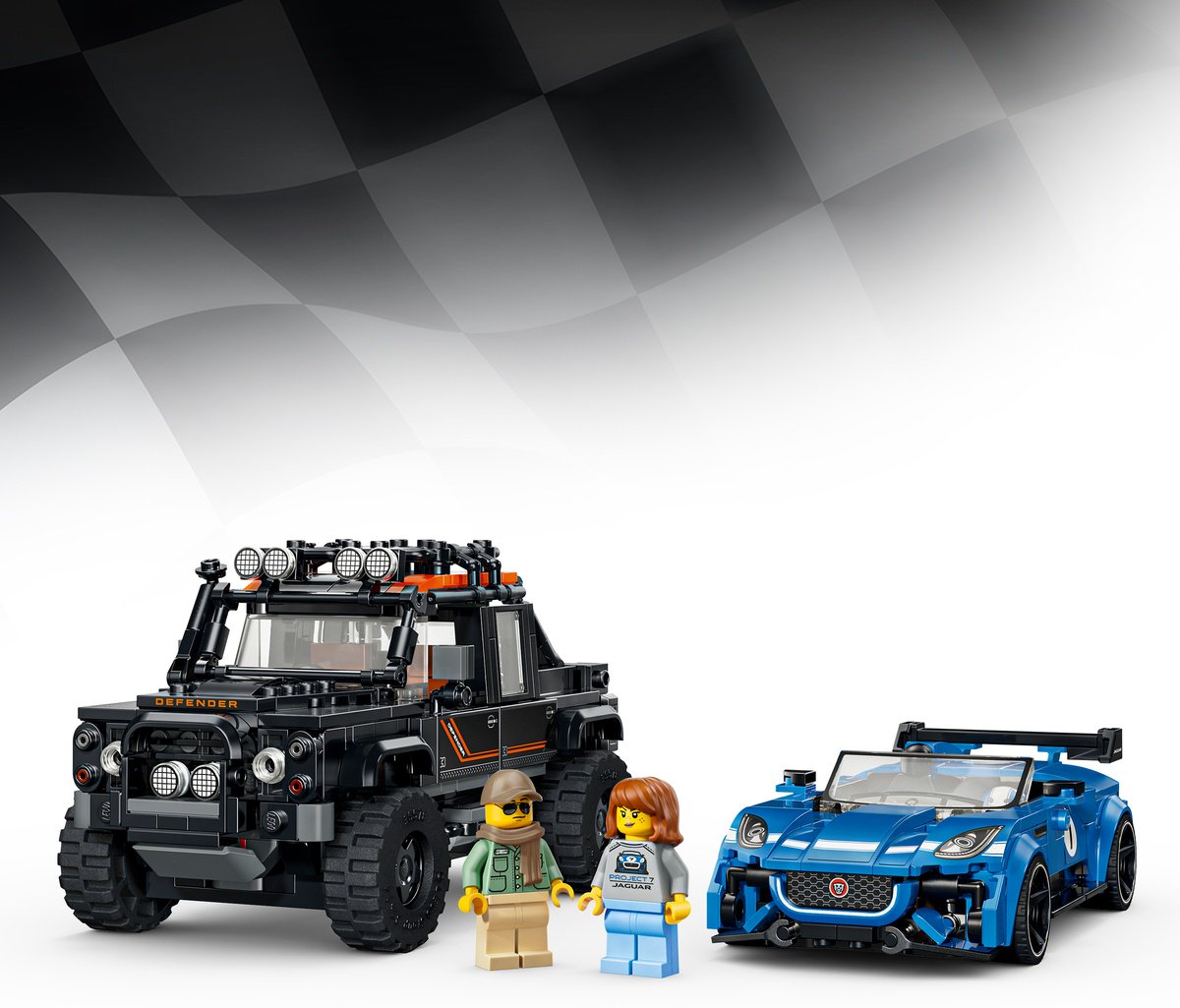 Конструктор LEGO Speed Champions Jaguar Project 7 77264, деталей 740 шт