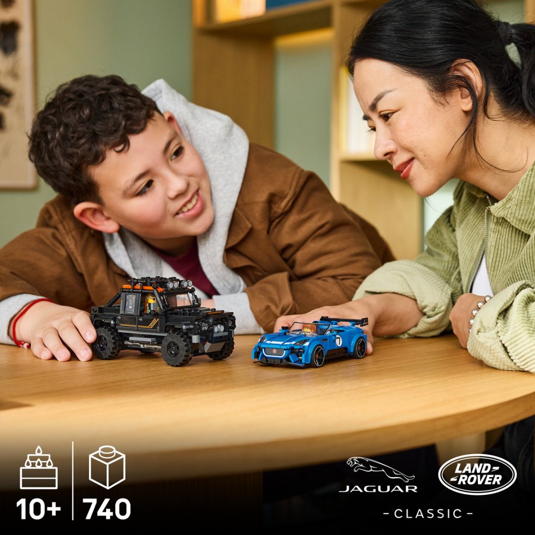 Конструктор LEGO Speed Champions Jaguar Project 7 77264, деталей 740 шт купить,44570
