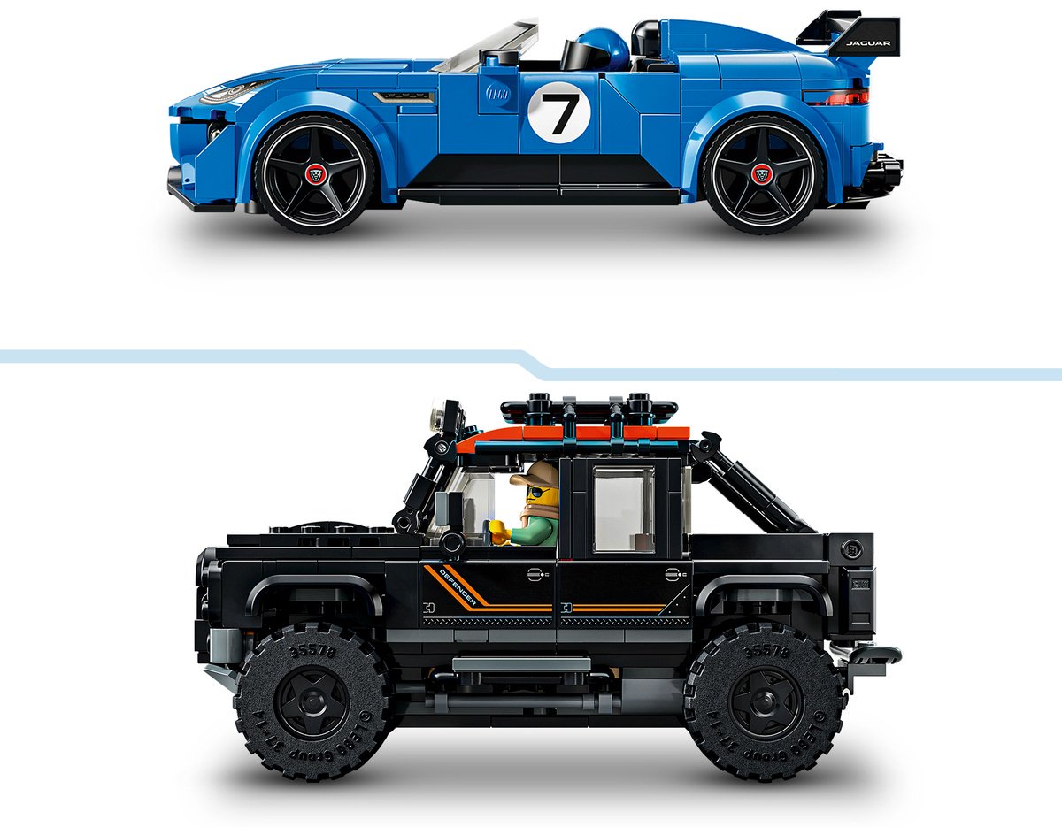 Конструктор LEGO Speed Champions Jaguar Project 7 77264, деталей 740 шт купить,44570