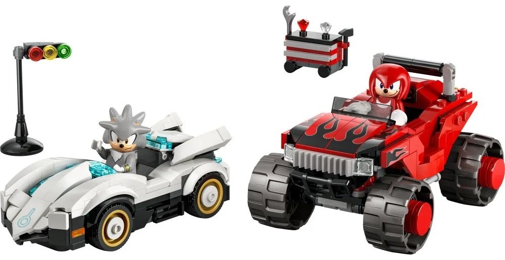 Конструктор LEGO Соник Автомобиль Сильвера против монстр-трака Наклса 77118, деталей 378 шт купить,NaN