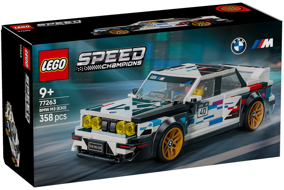 Конструктор LEGO Speed Champions BMW M3 (E30) 77263, деталей 358 шт