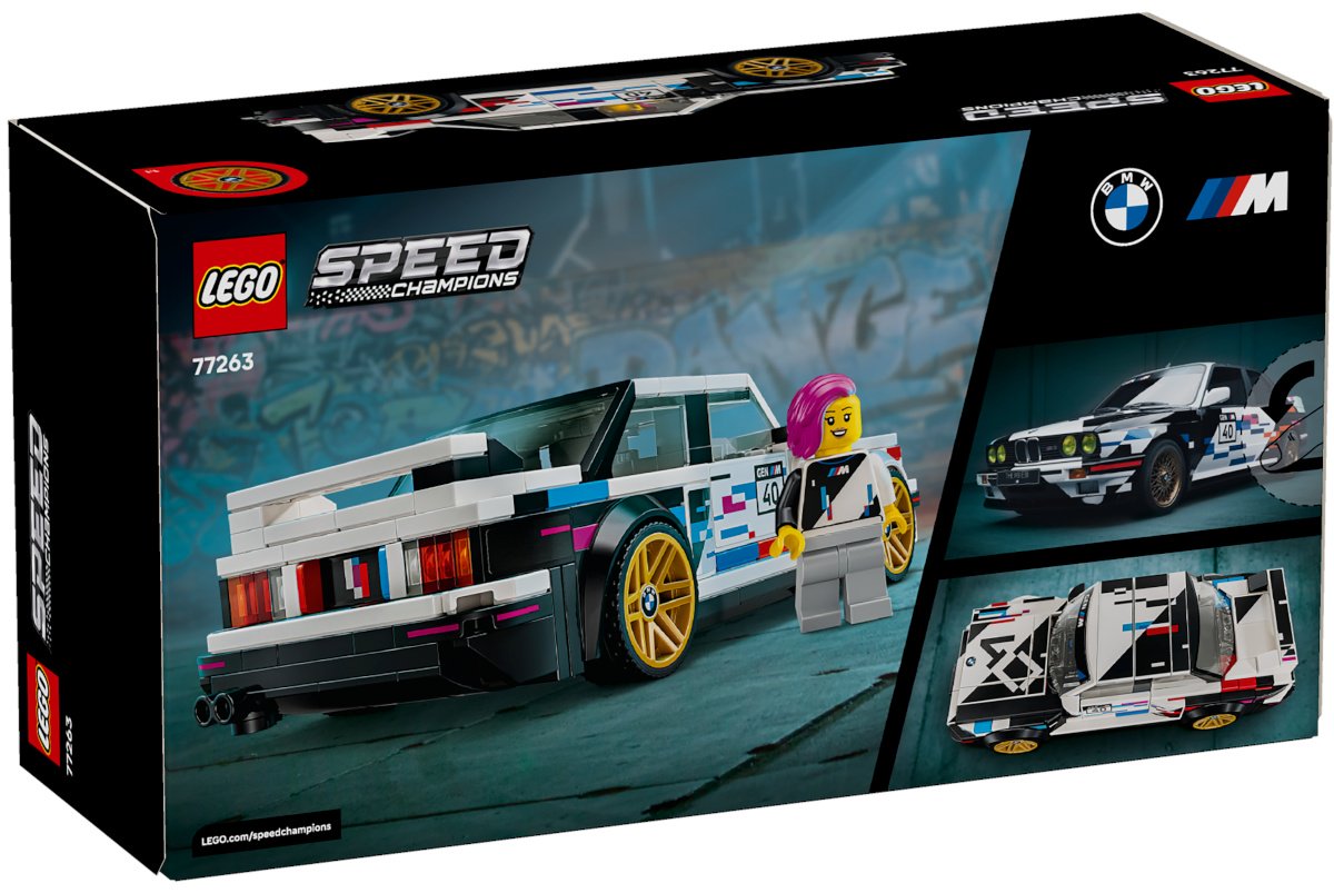 Конструктор LEGO Speed Champions BMW M3 (E30) 77263, деталей 358 шт