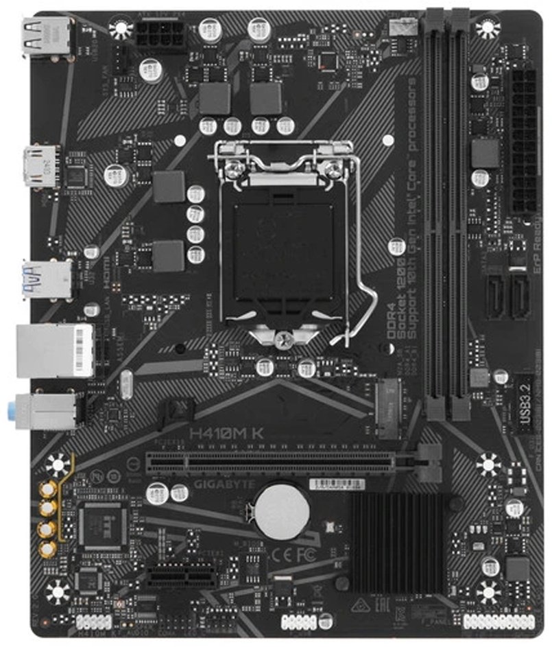 Материнская плата GIGABYTE H410M K (Rev. 2.0)
