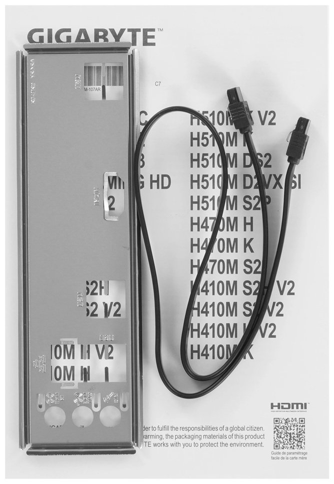 Материнская плата GIGABYTE H410M K (Rev. 2.0)