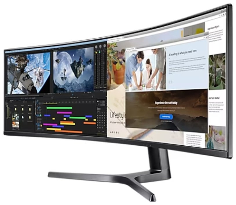 Монитор 49" Samsung LS49C950UAIXCI черный