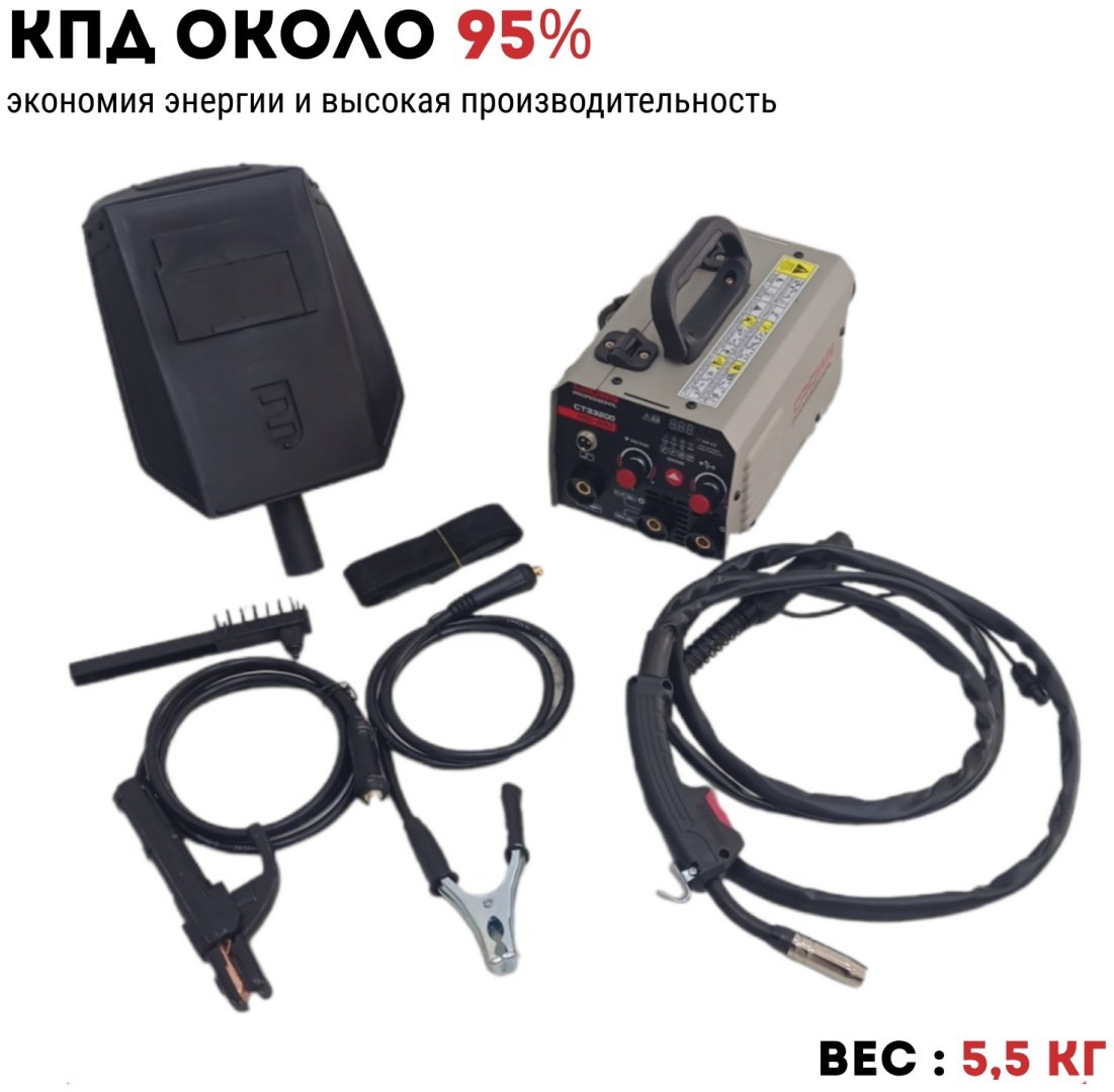 CROWN сварочный инвертор CT33200 CROWN (ручная дуговая сварка (MMA)) купить,NaN