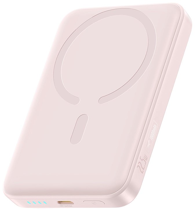 Внешний аккумулятор Baseus FM11 Ultra-Mini 10000 мАч 22.5 Вт розовый