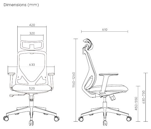 Офисное кресло Eco Estelar Keel, черный купить,59975